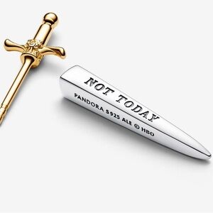 Pandora Game of Thrones Needle Single Earring Two Tone